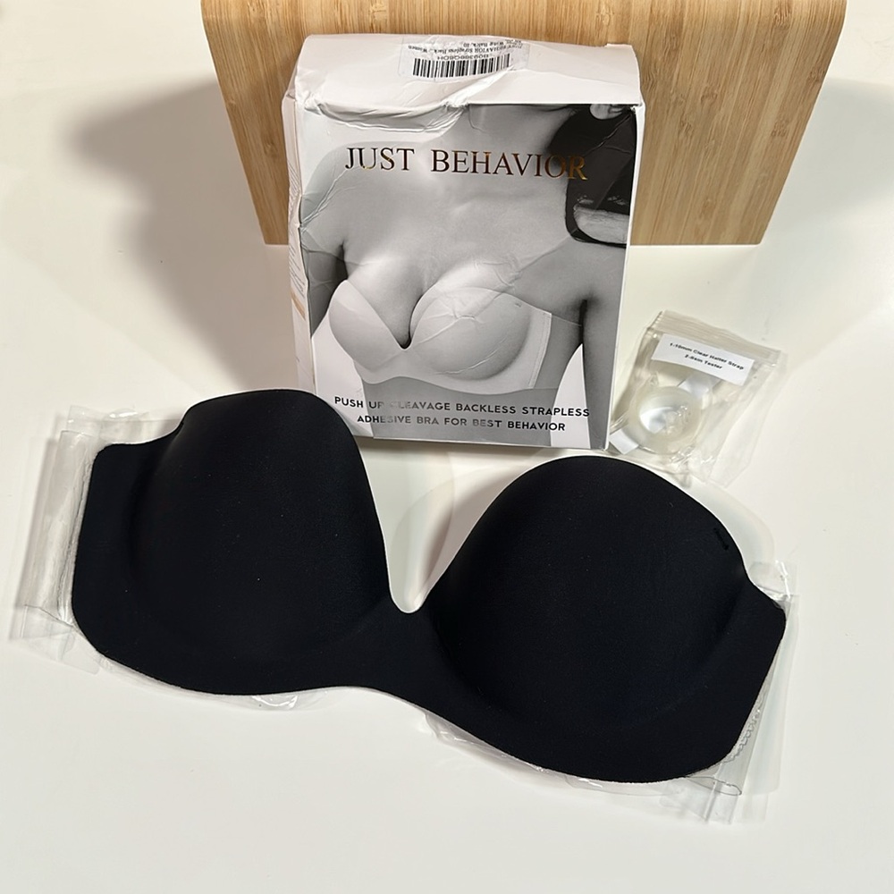 Just Behavior Push Up Cleavage Backless Strapless